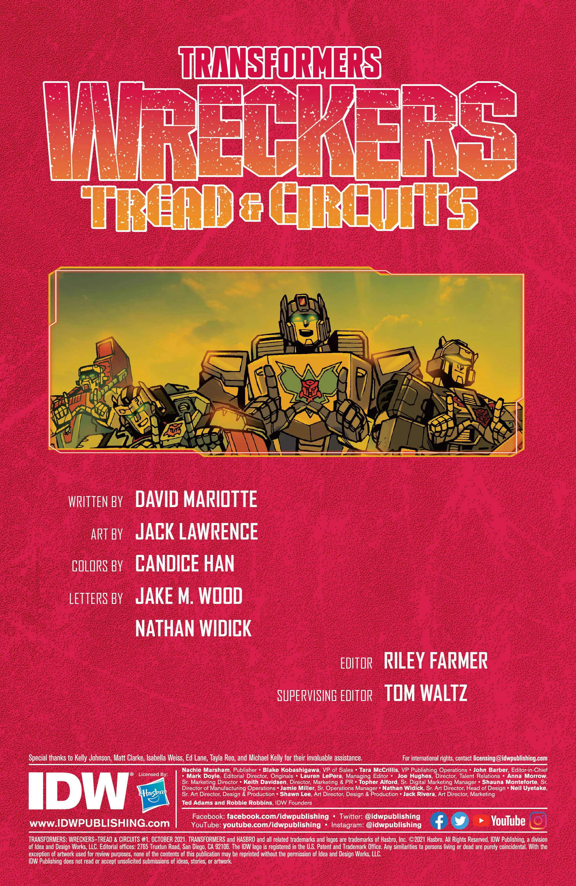 Transformers: Wreckers—Tread & Circuits (2021-) #1 p.6 — Read